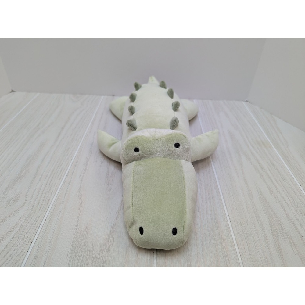 Pillowfort Alligator Baby Weighted Plush Throw Pillow Soft Green 16" Crocodile - Picture 7 of 7